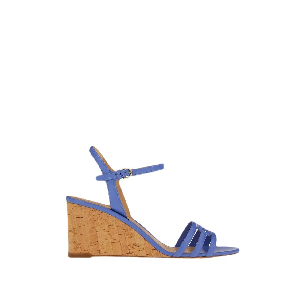 

Salvatore Ferragamo Ferragamo Fieri 70 C Women S SandalS Brown Blue Brown Blue US 5