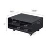 Yamazaki Two-Way Printer Storage Rack, Black, W48 X D37 X H19cm, Tower 4349