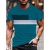 Men's Casual 3D Digital Printed T-shirt