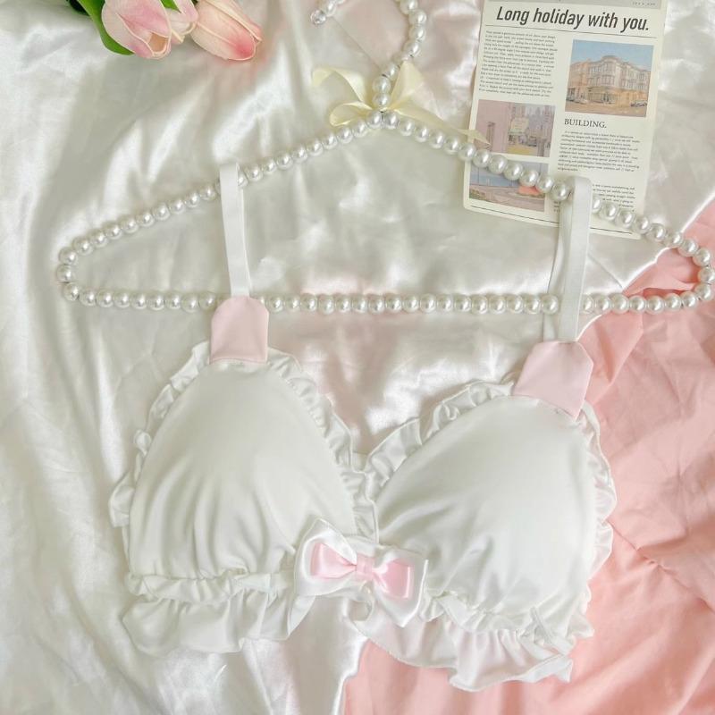 

Девушки Бюстгальтеры Розовые Милые Сердечки Глубокий V Пуш-ап Бюстгальтеры для Женщин Без спинки Топы-слинги Женское Белье Бюстгальтеры с Подушечками 38/85AB