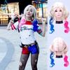 Suicide Squad Harley Quinn Cosplay Wig With Synthetic Fiber For Halloween Costume Parties