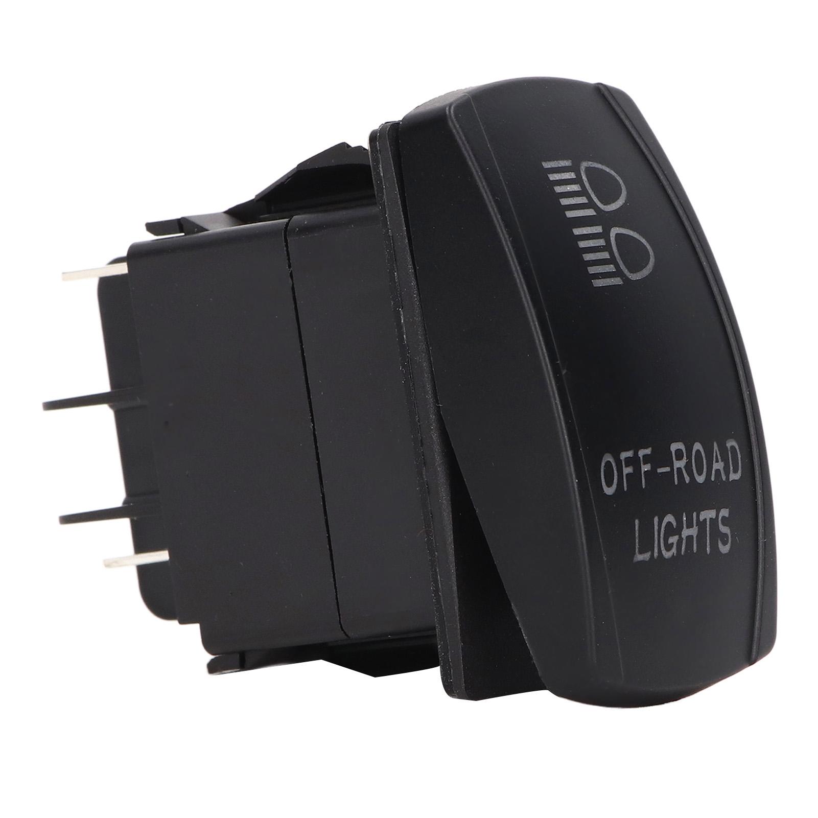 

Тумблер 5 контактов Вкл Выкл от -40 градусов C до +85 градусов C Термостойкость DC12V24V ABS Выключатель лампы для лодки