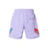 Adidas Originals Trefoil Tricolor Logo Swim Shorts Men Swim Shorts Light-Purple GN3569