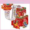 Gift Santa Doublelayer Box With Cardboard Construction Festive Gifting Holiday