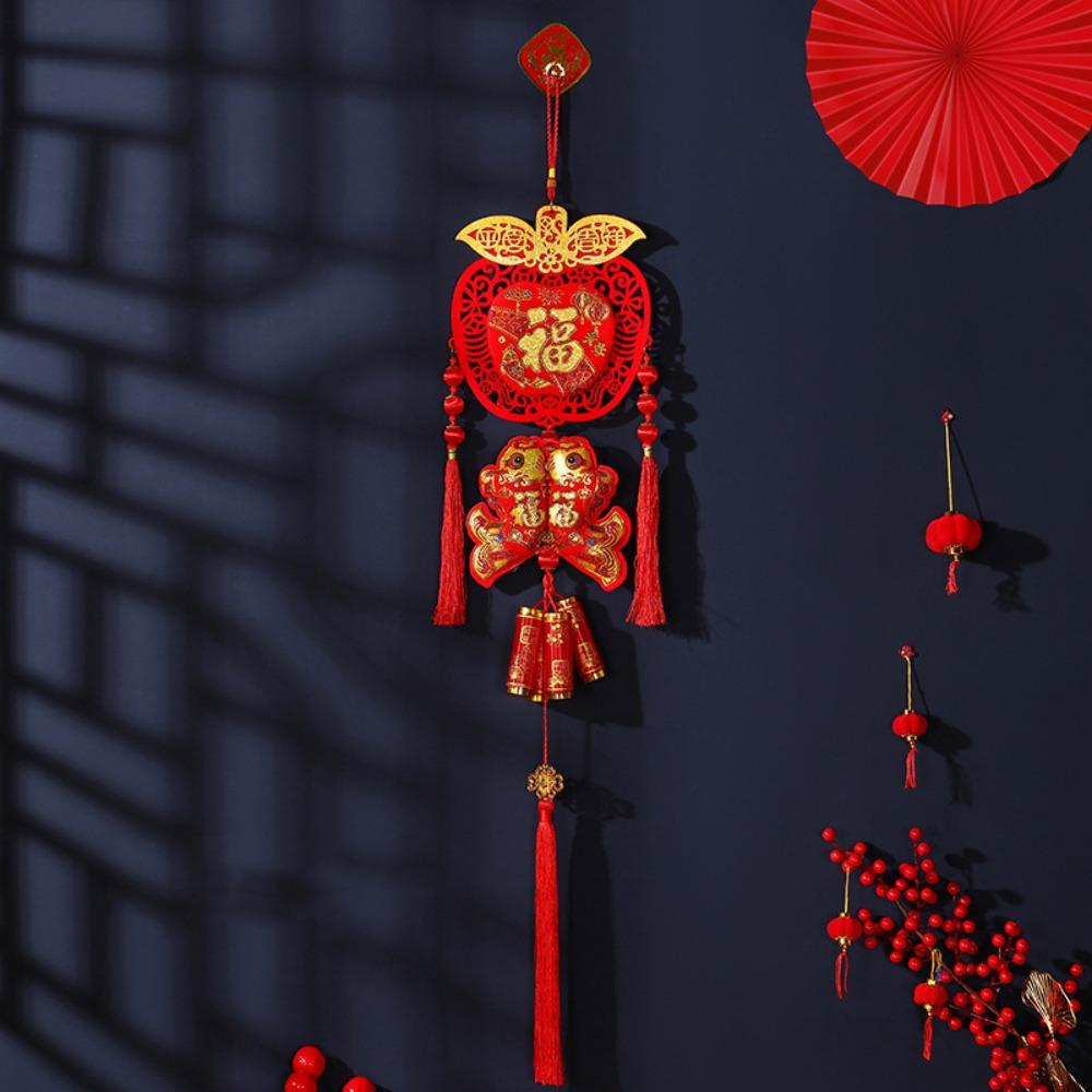 Hanging Lucky Bag Pendant Chinese New Year Spring Festival Ornament  Home Decor