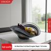 VAKADA Decorative Glass Serving Plates & Bowls