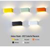 LED Wall Lamp: Up/Down Indoor Square Light for Staircase, Hallway, Hotel Bedside - COB Design