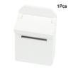 Miniature Blank Mail Box House Miniature Wooden Flip Mailbox Model Mini Mail Box For DIY Projects Wooden Miniature Scene Access