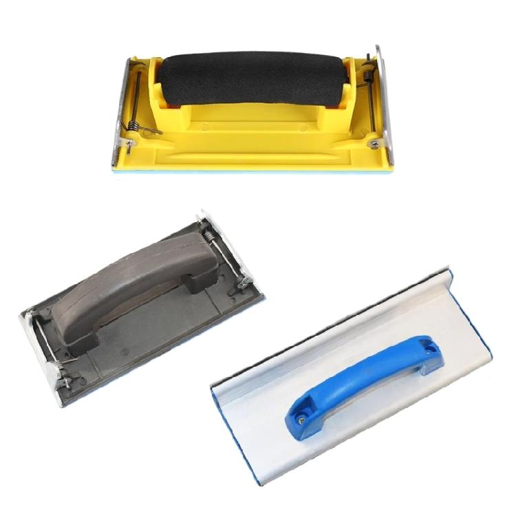 Manual Grinder Sandpaper Holder With Tool Free Paper Switching And Slip Resistant Base For Model Making Smooth Finishing