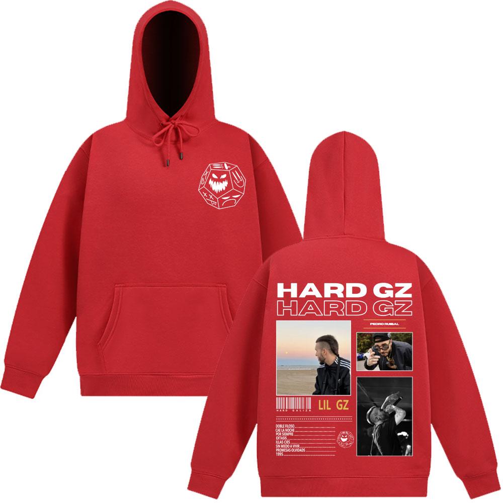 Rapper HARD GZ Tour 2025 Hoodie Men Women Fashion Hip Hop Pullovers Hooded Sweatshirts High Quality Oversized Hoodies Streetwear