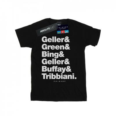 Womens/Ladies Surnames Text Cotton Boyfriend T-Shirt