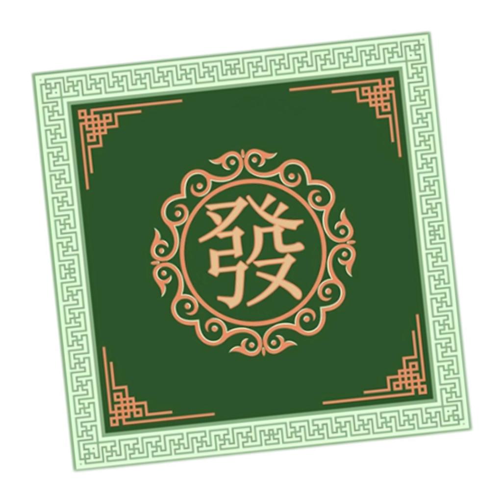 Mahjongg Mat Mahjong Game Table Cover for Tile Game Desktop Games Gathering