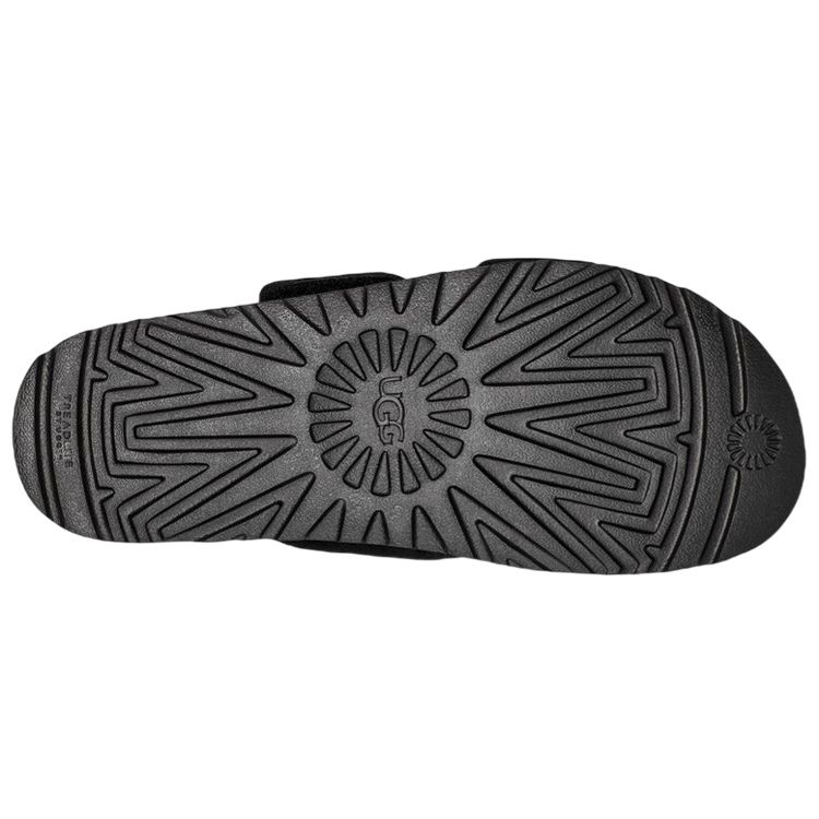 UGG Comfortable Thick Sole Rubber Bottom Silent Slide Sandals Women sandals Black 1129210-BLKS