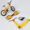 Finger Skate Board Bikes Tech Two Wheels Mini Scooter Fingertip Bmx Bicycle Set Fingerboard Shoes Deck Toys Boys Birthday Gifts
