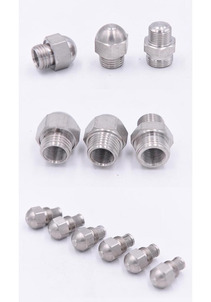 Stainless Steel Fine Mist Atomization Nozzle for Combustion, Cooling, and Dust Removal