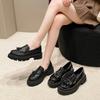 Fashion Women Loafers 2025 Spring New Tassel British Style Leather Shoes 35-42 Large-Sized Female Retro Home Office Low Heel Shoes Mujer