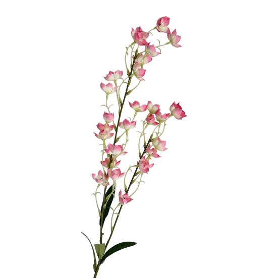 Artificial Lily of 38 Long Flowers for The Valley Flowers Stem Fake Tall темно-розовый