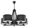 Lampe de Plafond Noire avec Abat-jour Noir Hilda Negro 11-530