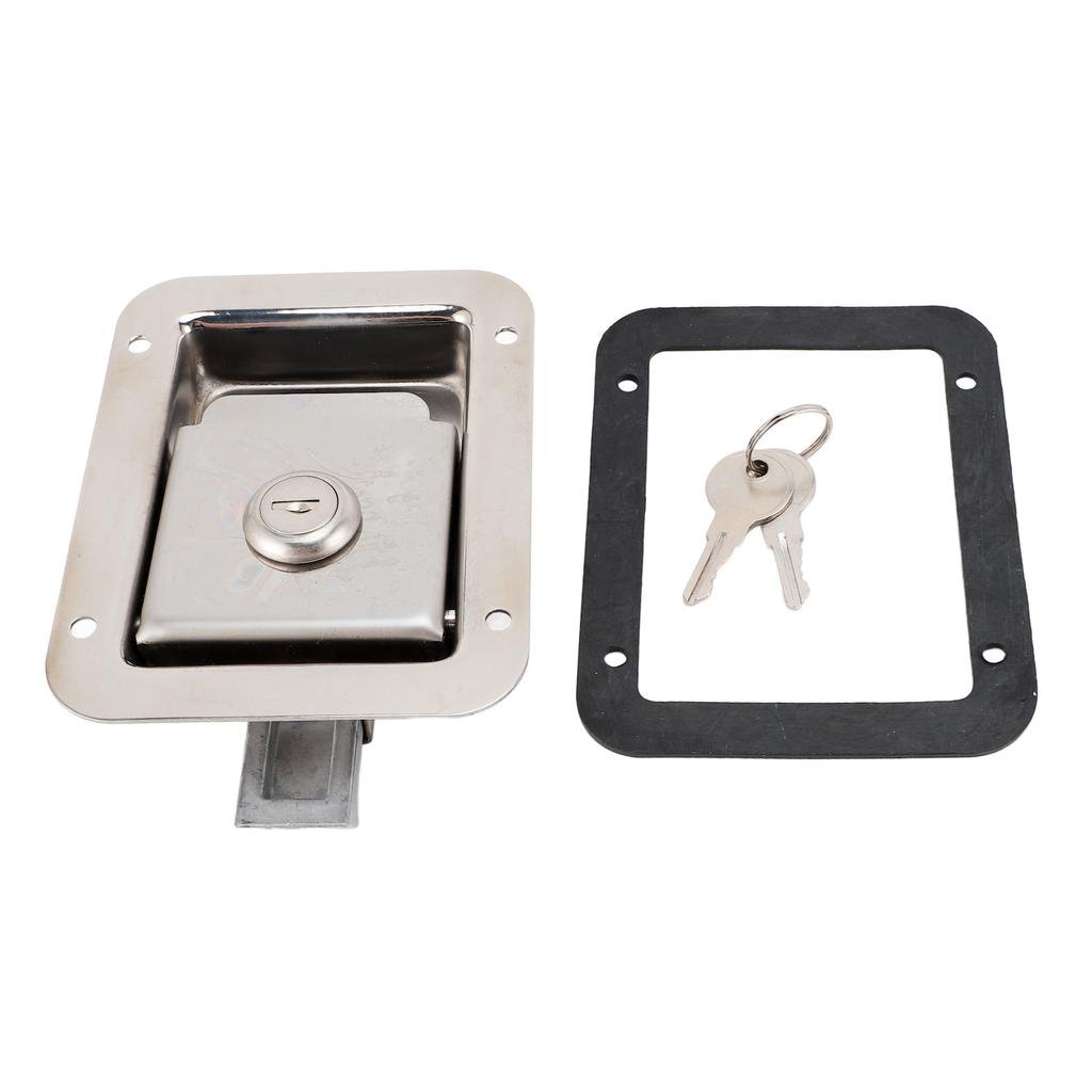 Toolbox Handle Lock Stainless Steel Rustproof High Strength RV Handle Latch for Home Office Commerci