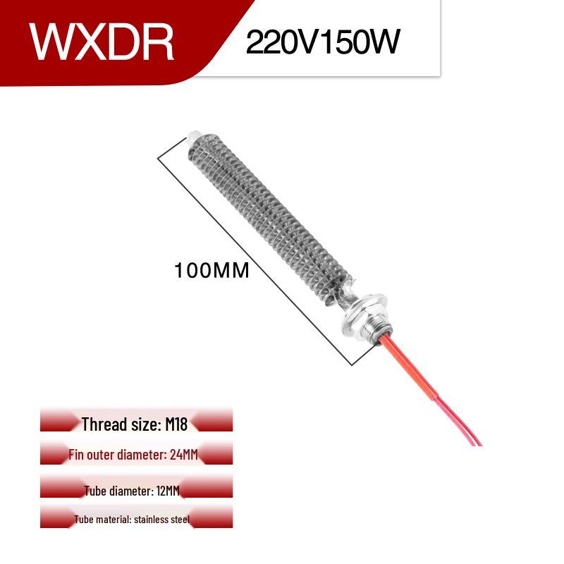 

Нержавеющая сталь 220 В Электрическая нагревательная трубка с ребром и радиатором