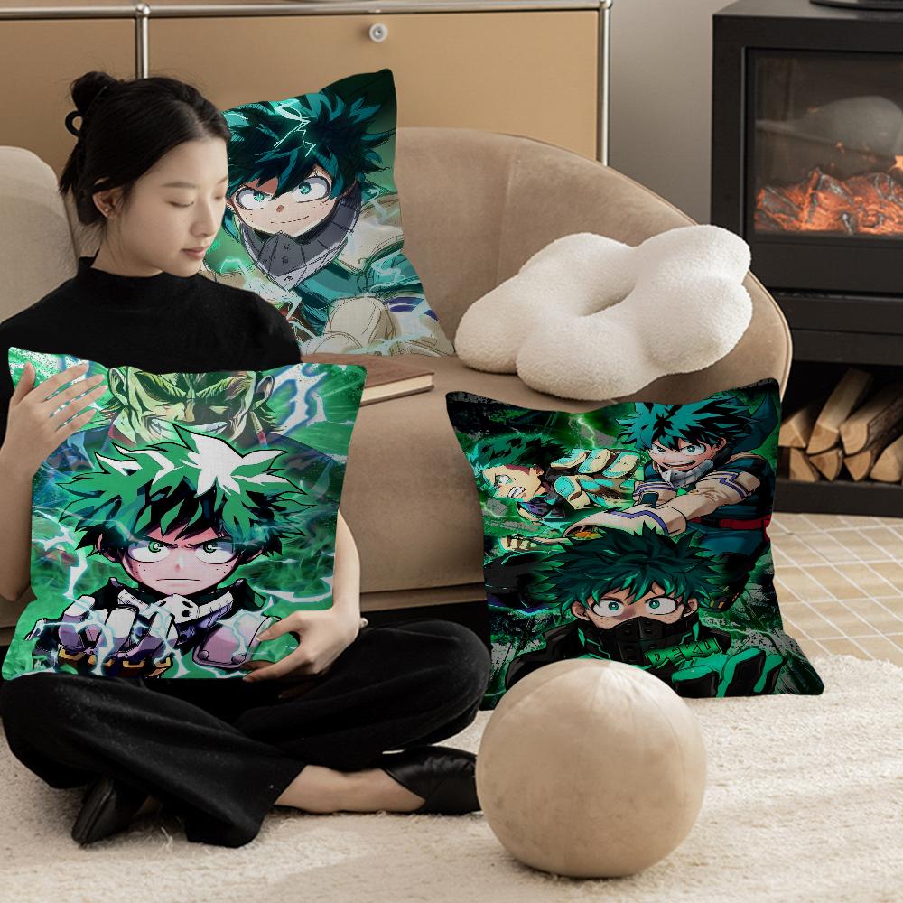 Midoriya Izuku Deku My Hero Academia Ahorn Design Kissenbezug Glückliche Herbsternte Dekoration Feiertagsdekoration Kissenbezug