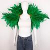 Carnival Costume Decorative Accessories Luxury Feather Shawl Party Cosplay Scarf Fashion Show Runway Performance Elegant Apparel