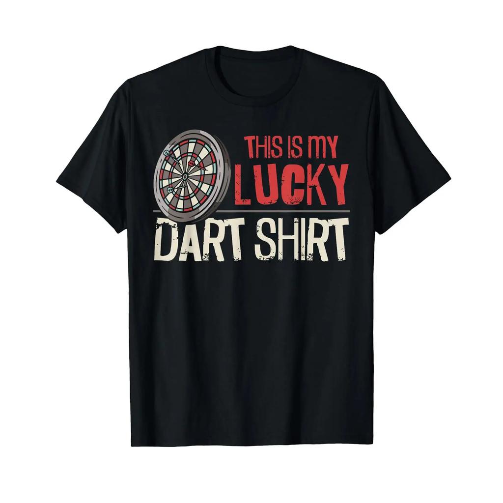 Darts Board Vintage This Is My Lucky Dart T Shirt Vintage Top For Everyday Wear Versatile Stylish Streetwear Soft