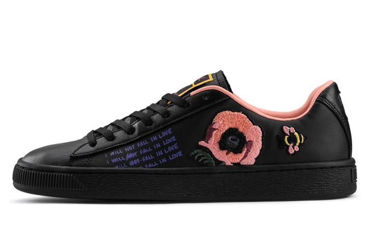 Puma Basket Floral Black Women s 369879-01 35.5
