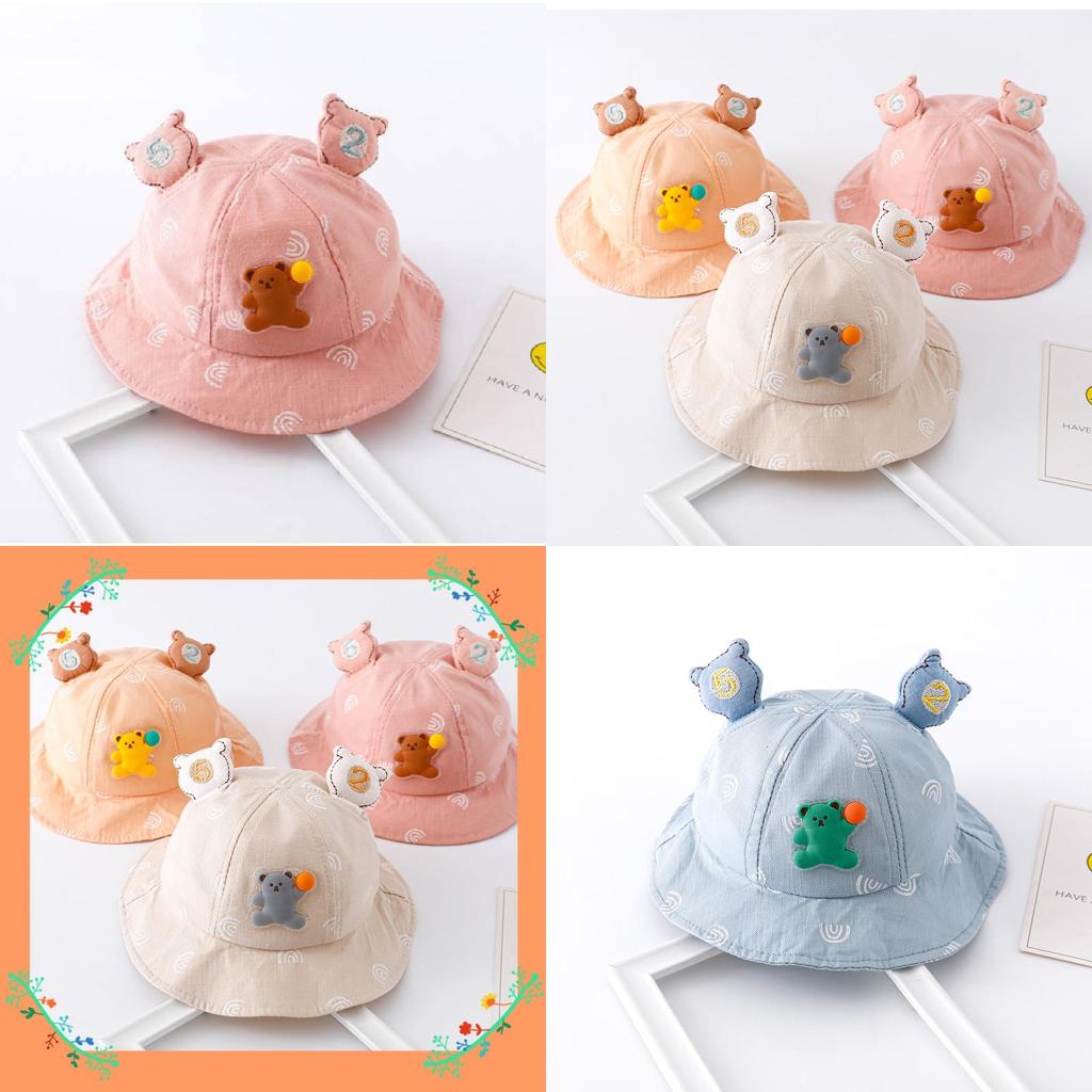 Baby Sun Hat Spring Autumn Thin Summer Children Sun Hat Boys Girls Cute Basin Hat