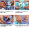 Icing Pipe Bag Nozzle Converter Tri-color Cream Cake Decorating Cake Fudge Cookie Tool