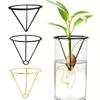 1/2/4Pcs Avocado Seed Starter Vase Holders Avocado Seed Growing Triangle Metal Stand Carrots, Sweet Potatoes Growing Stand