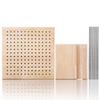 DIY Crochet Blocking Boards Square 10/15/20cm Knitting Blocking Mat Reusable Wooden Pottery Clay Base Plug Board Pillow Cover