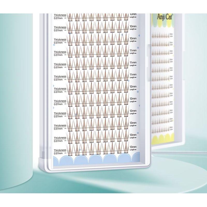 Bonnie Wisp - Spiky Brown Multipack False Eyelashes Cluster