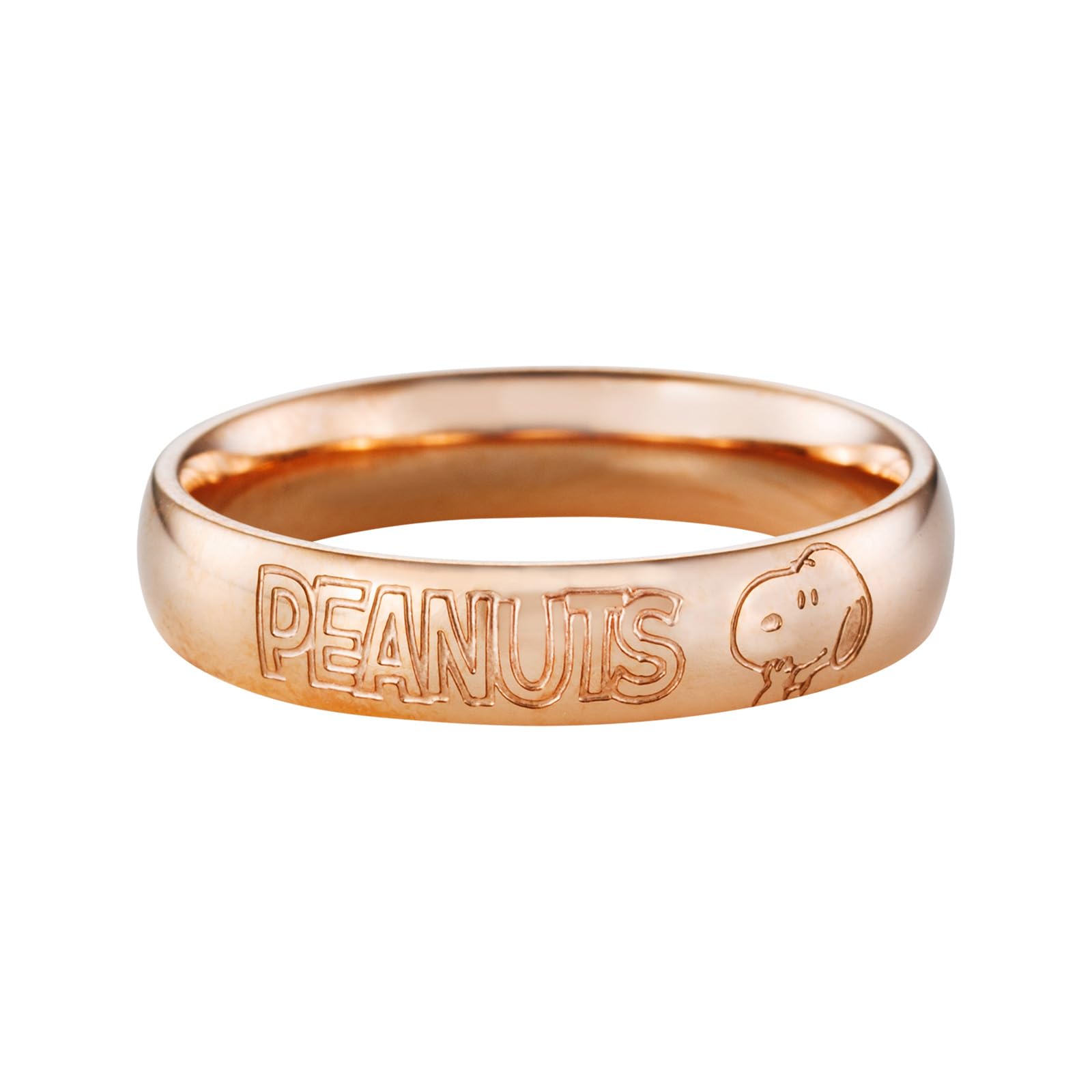 

Ring Surgical Stainless Steel PEANUTS Snoopy Pink PNST001GO [White Clover] No. 7-13 (No. 7)