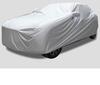 190T Black Polyester Car Cover: Waterproof, Sun Shade, Heat Insulation, Rainproof Protection.