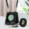Kožené pouzdro na telefon Long Lanyard Crossbody pro Samsung Galzxy Z Flip 5 4 3 Flip5 Flip4 Flip3 Luxusní obal na lano na zápěstí Hoesje Coque