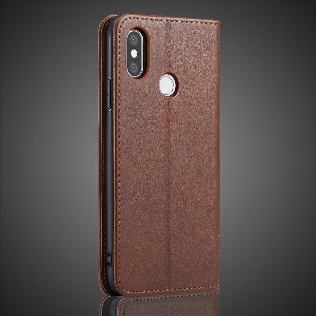 Skórzane Etui do Xiaomi Mi 8 Mi8 Xiao Mi 8 Etui z Klapką Uchwyt na Karty Kabura Magnetyczne Zamknięcie Etui Portfel Fundas Coque