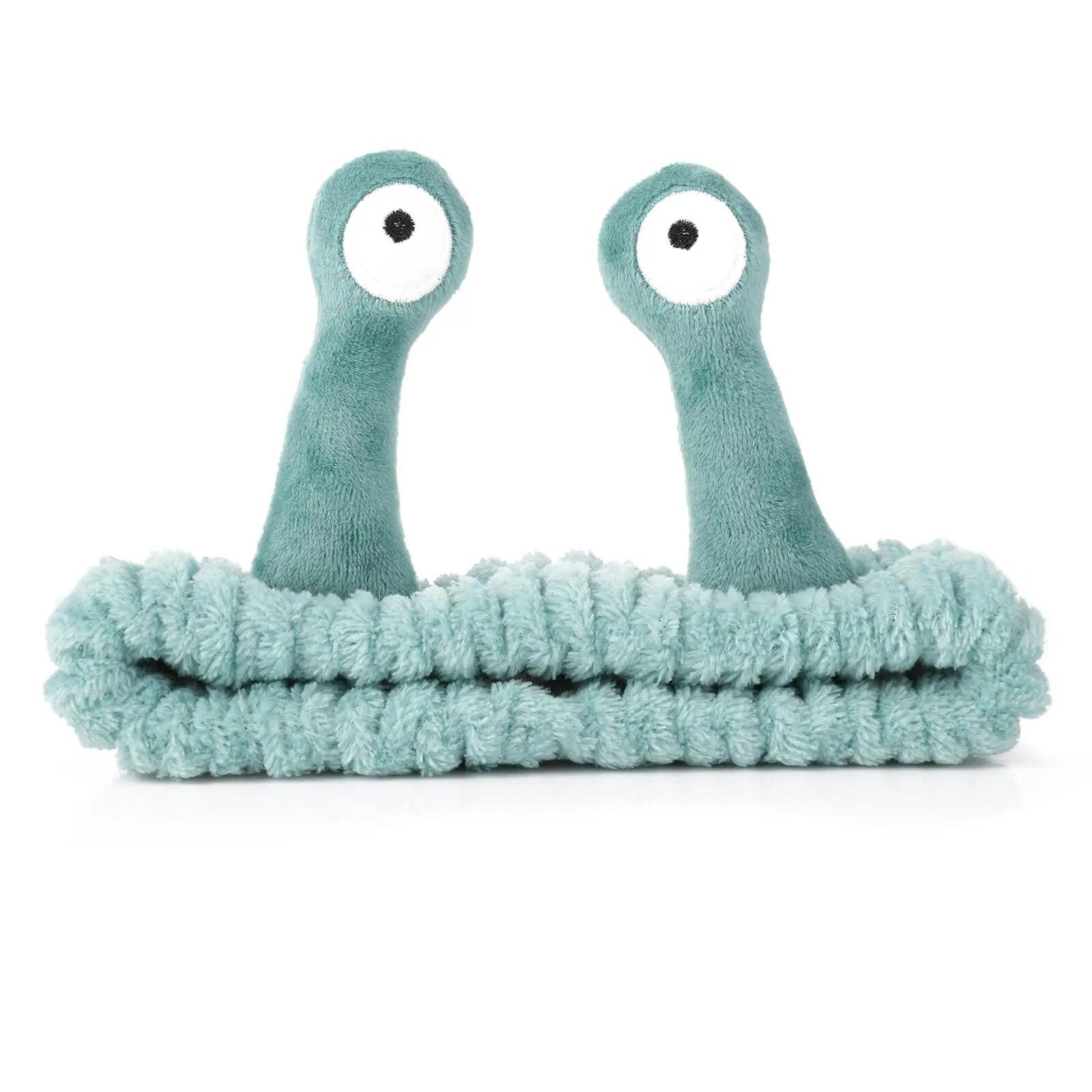 

Умывалка Улитка Повязка на голову Мультяшная Милая Коралловый флис Эластичные Спа Повязки для волос Уход за кожей Макияж Красота Душ Йога Спорт Головной убор All yards