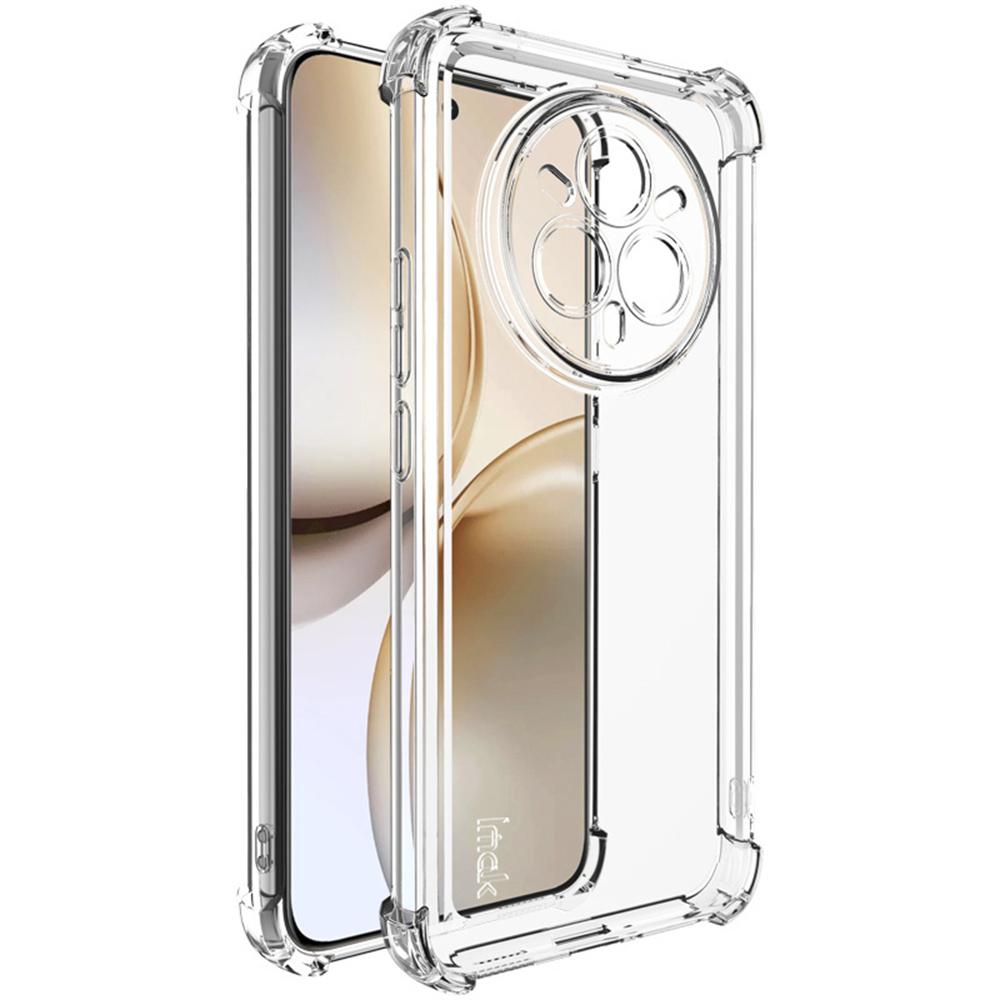 

IMAK UX-4 Series For Realme 14 Pro+ 5G Case Straight Frame Four Corner Shockproof Clear TPU Cover A
