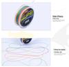 Yudeli D-Power 100m PE Braided Fishing Line, 8-Strand, Bite-Resistant, Multicolor