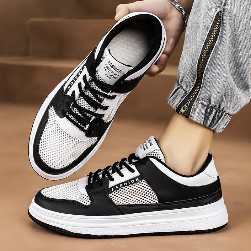 Fashion Shoes For Men Mesh Breathable Canvas Sneakers Male Summer Walking Sneakers