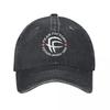 Fear Factory th Jubiläum Logo Denim Trucker-Kappe Outdoor-Abenteuer Unisex-Kappen Damen Baseballkappe