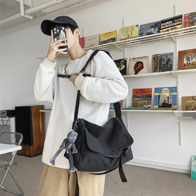 Canvas Messenger Bag Dámské Velkokapacitní Kabelky Taška přes rameno Mládež Dívky Studentky Školní tašky Móda Muži Crossbody Tašky Bolsos