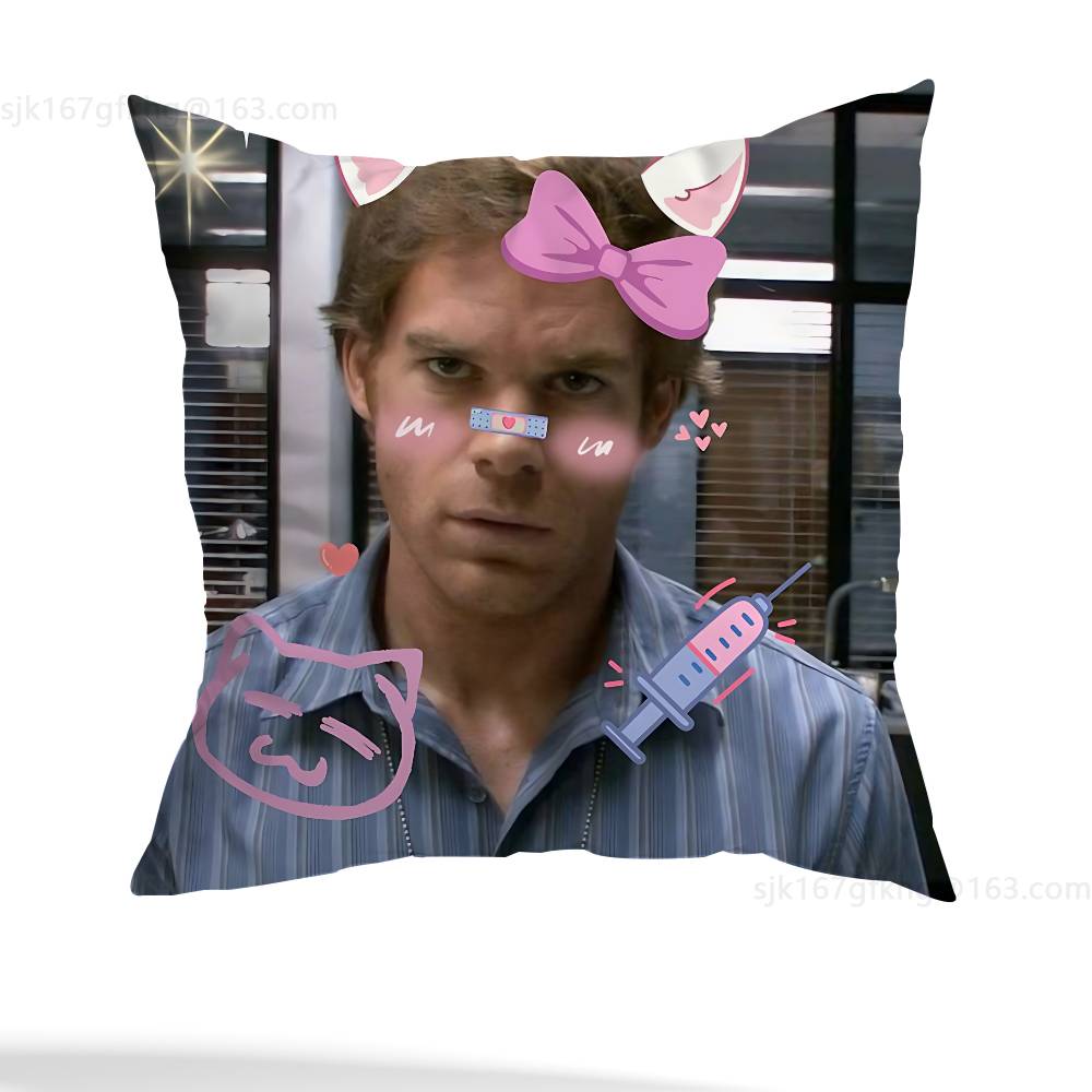 D-Dexter Pillow Case Sofa Living Room Bedroom Headboard Backrest Cushion Square Cushion Nap Time