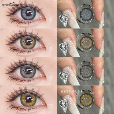 Color Contact Lenses Fashion Blue Soft Lenses Green Makeup Color Contact Lenses Brown Lenses Color Beauty Lenses 1 Pair