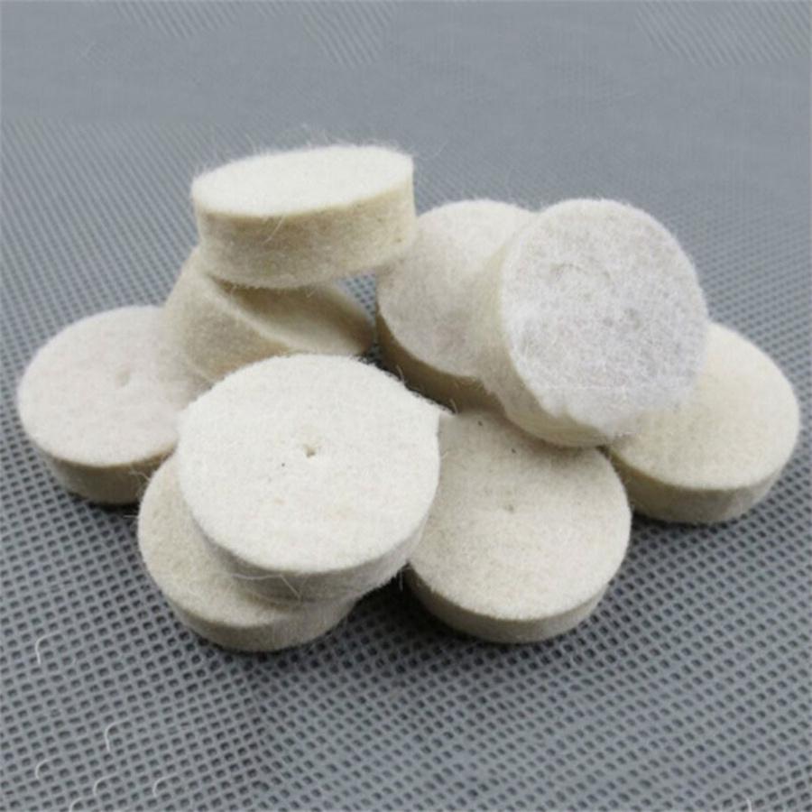 88 X Wool Felt Buffing Polishing Pads Wheel Set For Dremel Grinder Accessories