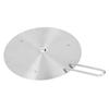 Heat Diffuser Stainless Steel Induction Cooker Diffuser Plate with Handle for Kitchen 21.5cm/8.46in