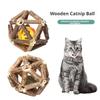 Catnip Toy Bell Ball Interactive Cat Teaser Stick Teeth Grinding Chewing Toy Self-Entertainment Cat Toy Supplies