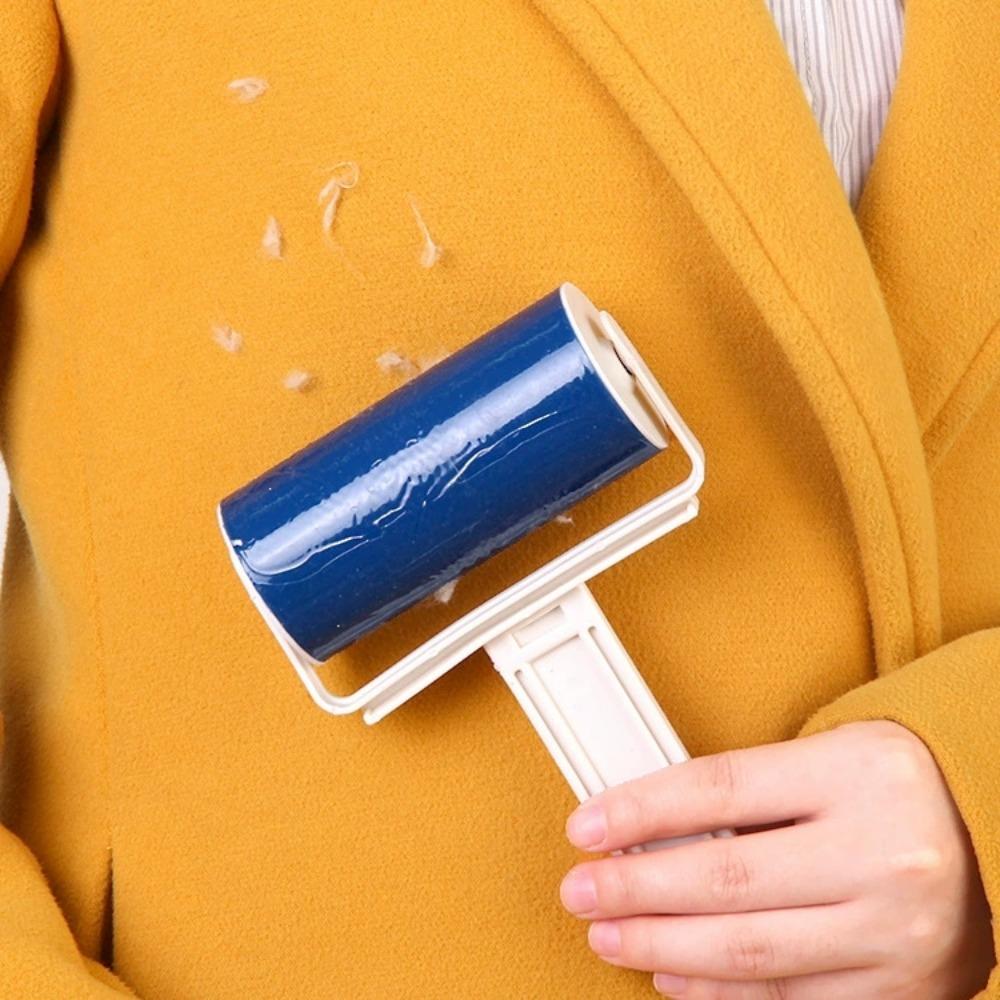 Portable Washable Dust Filter Drum Sticky Hair Remover Cleaning Brush