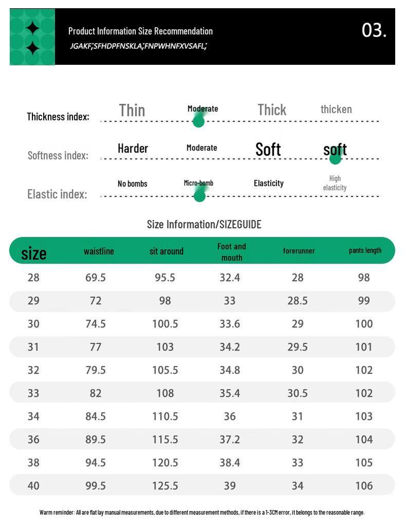 JEEP SPIRIT Men's Loose Straight-Leg Stretch Jeans